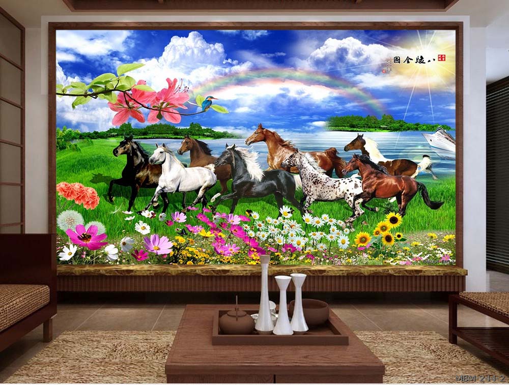 Tranh bát mã MBM-064KG